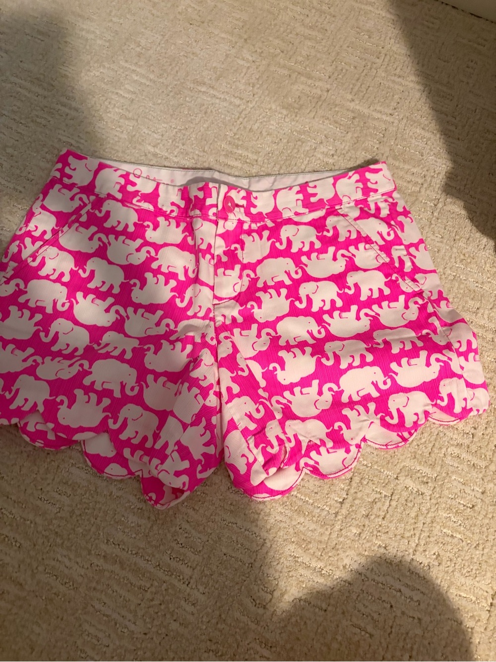 Lilly Pulitzer elephant shorts size 4